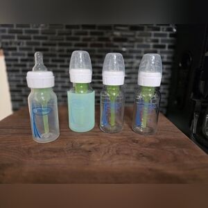 Dr. Brown's Baby Bottles with Green Inserts